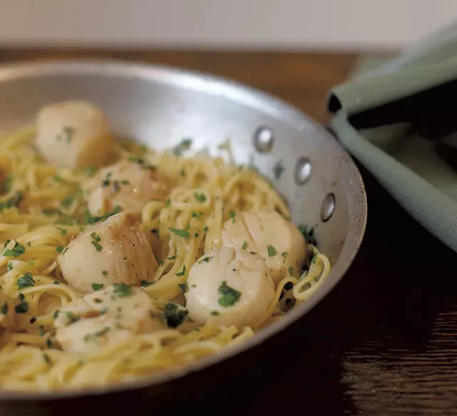 Scallop linguine - SARAH PRIESTAP