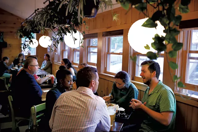 Diners at Samurai Soul Food - FILE: SARAH PRIESTAP