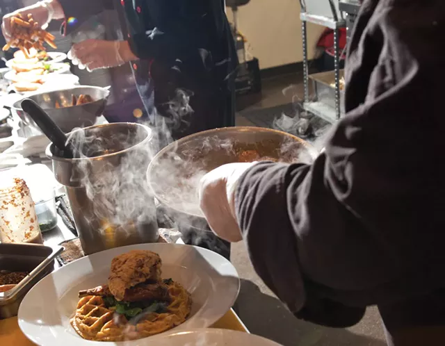 Chefs at Brown Dog Bistro - MATTHEW THORSEN