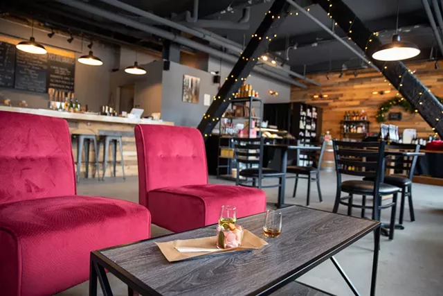 Seating area at Eden Specialty Ciders Boutique Taproom & Cheese Bar - JAMES BUCK