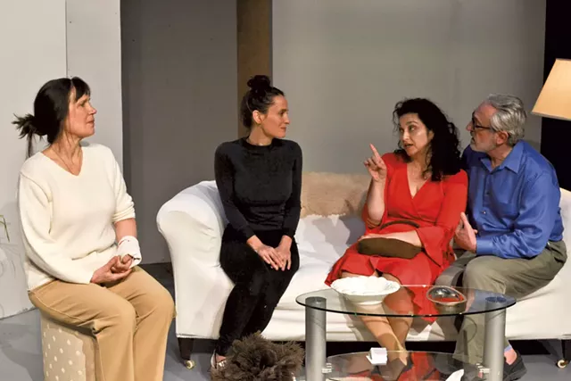 From left: Rebecca Bailey, Elena Greenlee, Marcela Williamson and Gene Kraus - COURTESY OF LINDA TREACH