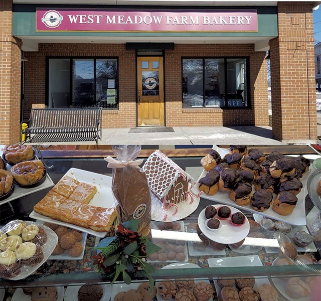 Pastry case at West Meadow Farm Bakery - COURTESY OF WEST MEADOW FARM BAKERY