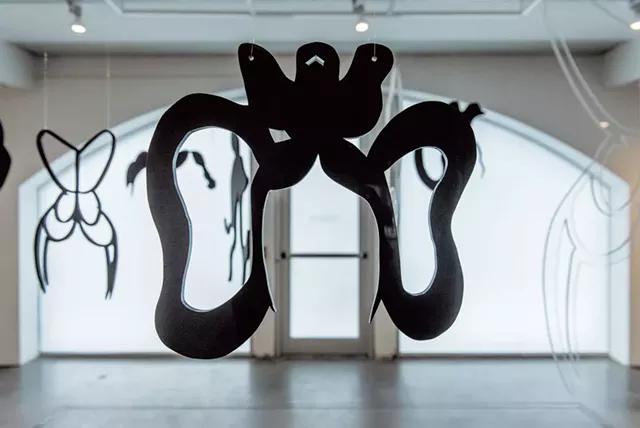 Sculpture installation from "Adorned" - COURTESY OF BCA CENTER