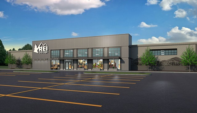 Rendering of the new REI store - COURTESY TOWN OF WILLISTON