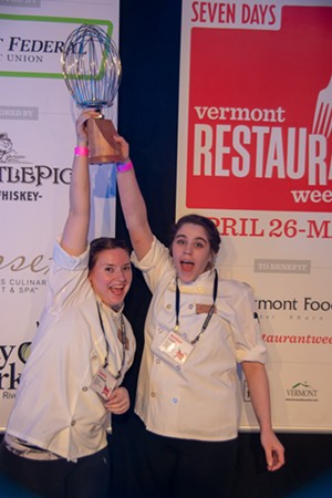 The Winners: Laura Johnson & Amber Corey from The Essex, Culinary Resort & Spa - STEPHEN MEASE