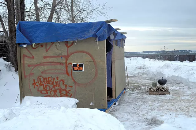 Justin Reynolds' shed - SASHA GOLDSTEIN