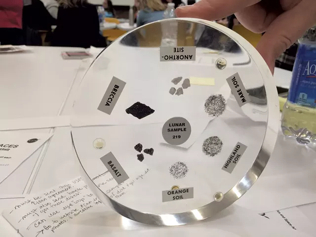 One of the NASA discs - COURTESY OF ABBY WANSERSKI
