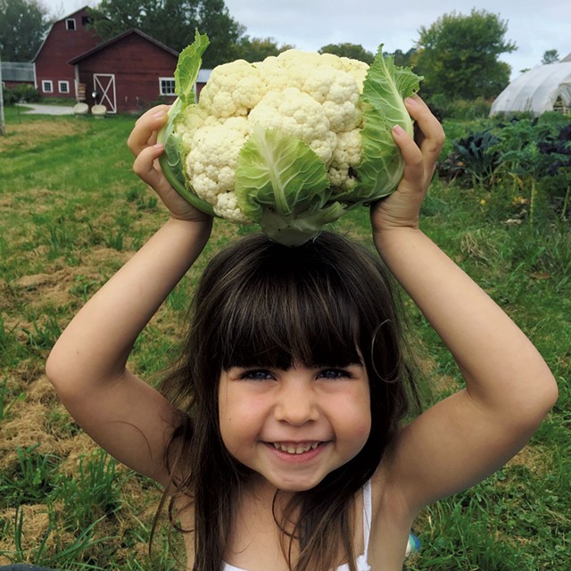 A young vegetable fan at Golden Well Sanctuary - COURTESY IMAGE