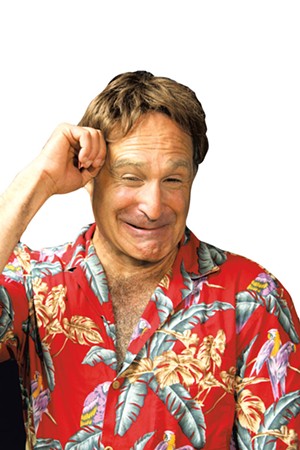 Roger Kabler as Robin Williams - COURTESY OF THE STRAND CENTER FOR THE ARTS