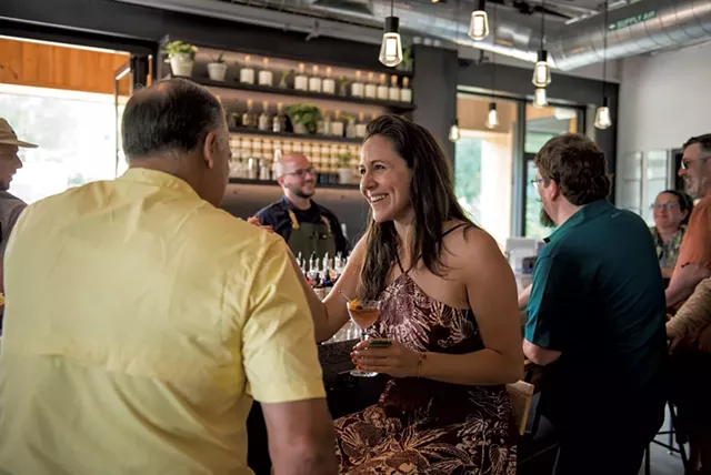 Amy Dunki-Jacobs at Caledonia Spirits - DARIA BISHOP