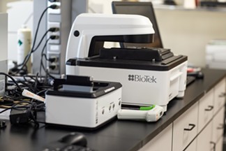 A BioTek device at the company's Winooski headquarters - LUKE AWTRY