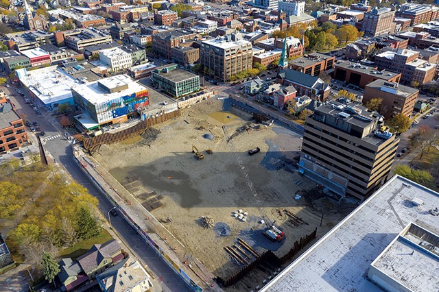 CityPlace Burlington construction site, pictured last fall - FILE: JAMES BUCK