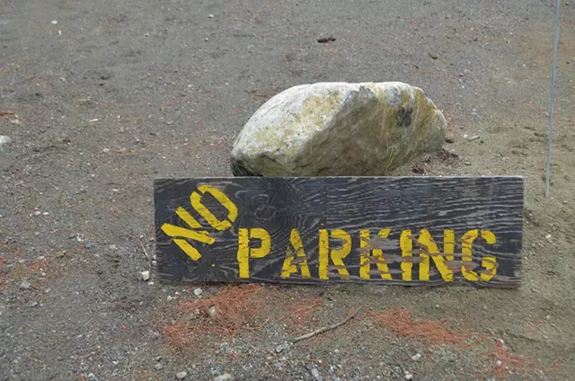Sign at the Garden trailhead - MOLLY WALSH