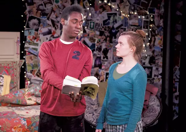 Jabari Matthew and Victoria Fearn in I and You - COURTESY OF VERMONT STAGE