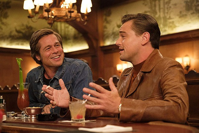 TRUE BROMANCE Pitt and DiCaprio are perfection as old friends struggling to navigate new times.