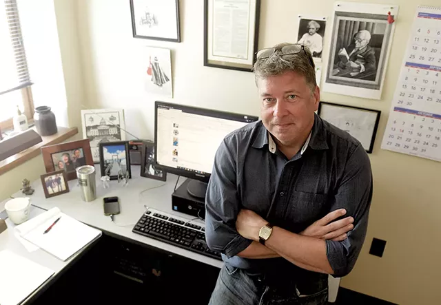Steve Pappas, executive editor of the Rutland Herald and the Barre-Montpelier Times Argus - JEB WALLACE-BRODEUR
