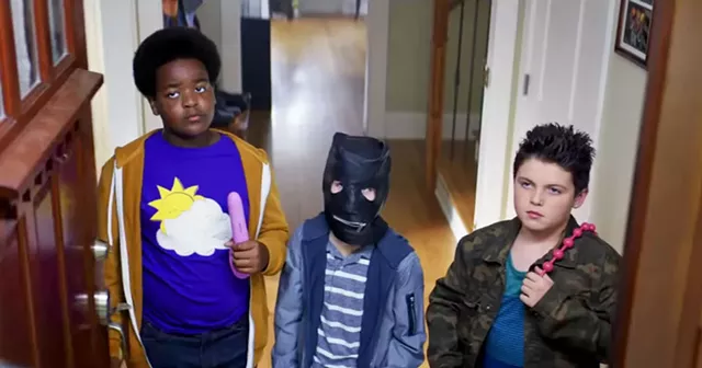 BOY TOYS Rogen and Goldberg rip themselves off for the purpose of producing a child-size Superbad.
