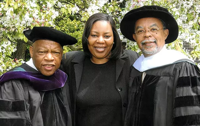 Rep. John Lewis, Wanda and Henry Louis Gates, Jr. - COURTESY OF WANDA HEADING-GRANT