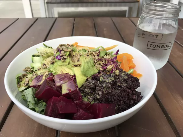Salad bowl at Tomgirl Kitchen - SALLY POLLAK
