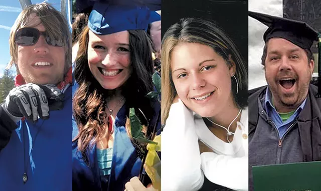 (Left to right): Brennan Joseph Dekeersgieter, Jenna Rae Tatro, Alexa Rose Cioffi and Jesse Palker