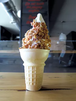 Maple creemee with bacon sprinkles - MATTHEW THORSEN