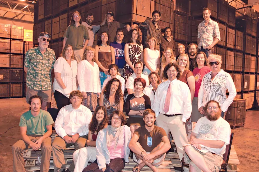 BOTTOM ROW: Suzanne Podhaizer, Meghan Dewald, Don Eggert, Marc Awodey. - SECOND ROW: Patrick Ripley, David White, Paula Routly, Pamela Polston, Colby Roberts, Diane Sullivan. - THIRD ROW: Peter Freyne, Robyn Birgisson, Elisabeth Crean, Ryan Hayes, Andrew Sawtell, Krystal Woodward, Allison Davis, Judy Beaulac. - FOURTH ROW: Cathy Resmer, Eva Sollberger, Bob Kilpatrick, Margot Harrison, Michelle Brown, Bridget Burns, Dan Bolles, Joe Hudak. - TOP ROW: Rick Woods, Jonathan Bruce, Mike Ives, Steve Hadeka, Glen Nadeau. - NOT PICTURED: Matthew Thorsen (he’s taking the photo), Ken Picard, Michael Bradshaw, Joanna May, Amy Lilly, Rick Kisonak, Jernigan Pontiac, Sarah Tuff and other fab freelancers. - PHOTO: Matthew Thorsen. - MATTHEW THORSEN