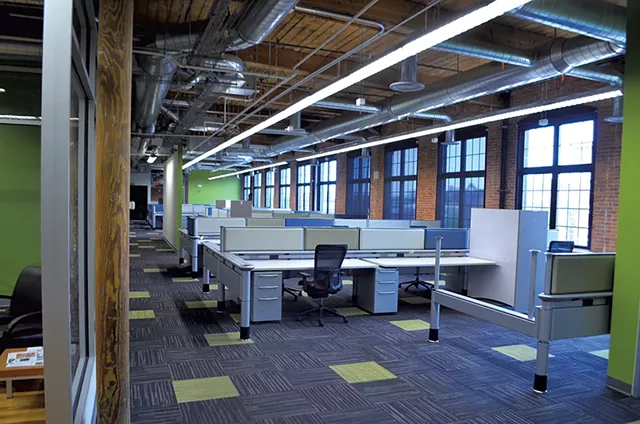 The Mi9 offices in the Champlain Mill on Monday - KEVIN MCCALLUM
