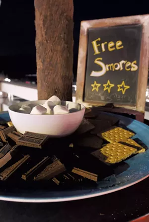 Fixins for s'mores at Zenbarn - JEB WALLACE-BRODEUR