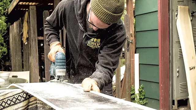 Jesse Loomis - COURTESY OF POWDERJET SNOWBOARDS