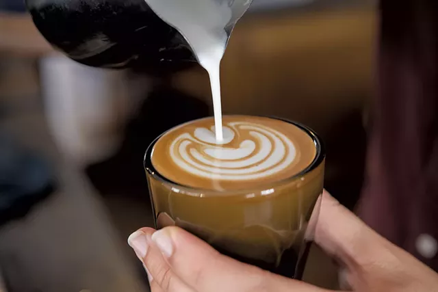 A brew at Royal Oak Coffee - CALEB KENNA