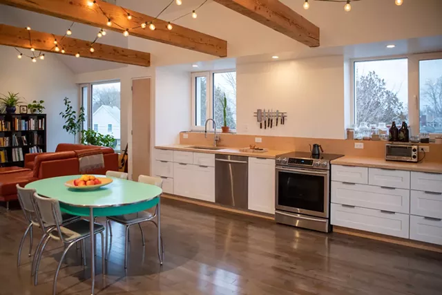 The third floor of the passive house unit - LUKE AWTRY