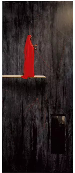 "Red Trampoline" by Maïmouna Guerresi - COURTESY OF BCA CENTER/SAM SIMON