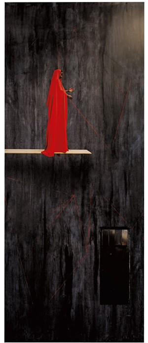 "Red Trampoline" by Ma&iuml;mouna Guerresi - COURTESY OF BCA CENTER/SAM SIMON