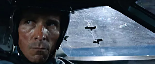 Christian Bale in Ford v Ferrari