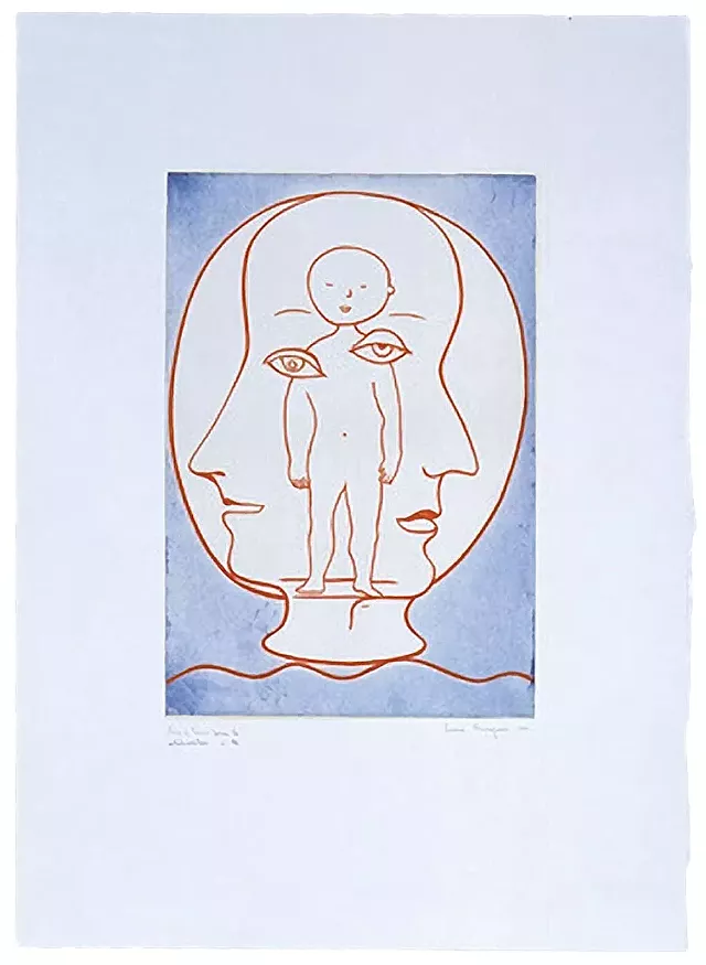 "Self-Portrait" by Louise Bourgeois - COURTESY OF HELEN DAY ART CENTER/MOMA