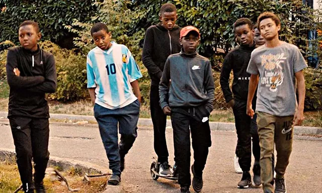 POLICE BRUTALITY Street kids use excessive force against cops they consider corrupt in Ly’s arresting feature debut.