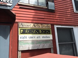 Artist studios located in the Howard Space building, a former brush factory in the Enterprise Zone - ALICIA FREESE