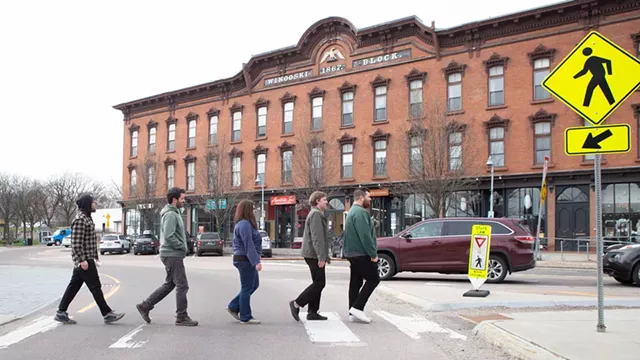 From left: Nick Mavodones, Matt Rogers, Ali Fogel, Paddy Reagan and Brian Nagle in 2019 - FILE: LUKE AWTRY