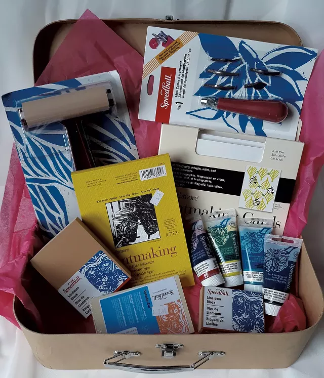 Printmaking Explorer Box from the Drawing Board - COURTESY OF LIZ WALSH