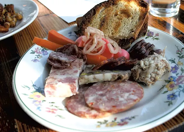 Charcuterie at Restaurant Lawrence - SUZANNE PODHAIZER
