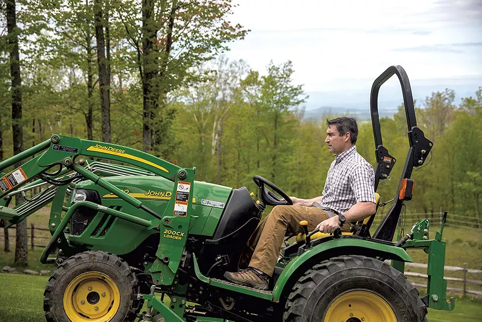 Leffler at home in Hinesburg - JAMES BUCK