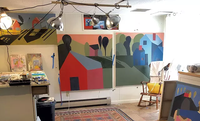 Sage Tucker-Ketcham's studio - COURTESY PHOTO