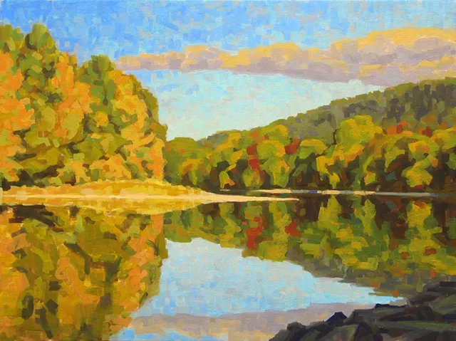 Phil Laughlin, “Chemung Autumn”