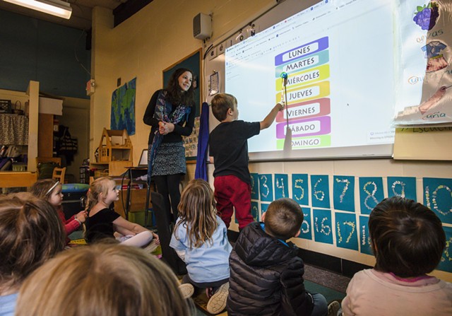 A Spanish lesson at Jericho Elementary School - FILE: GLENN RUSSELL FOR KIDS VT