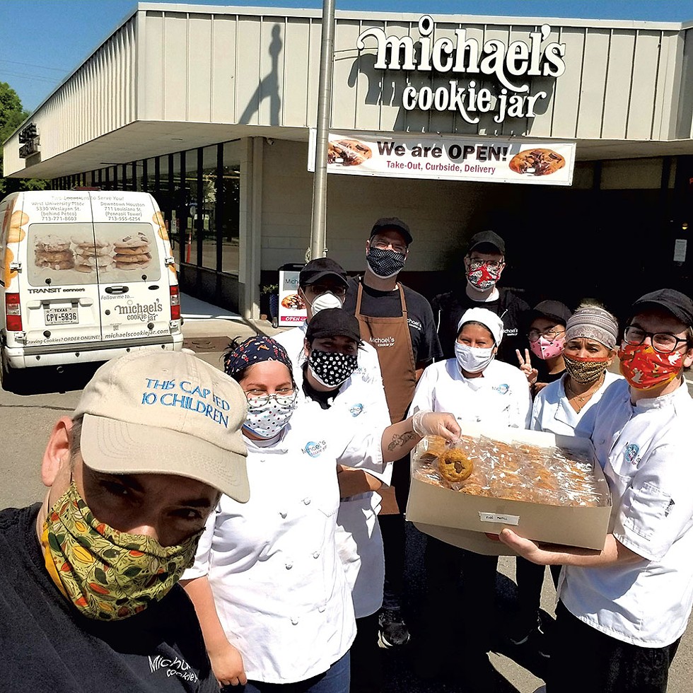 Michael's Cookie Jar donating cookies to Kids' Meals in Houston, Texas, supported by King Arthur's For Goodness Bakes program - COURTESY OF MICHAEL SAVINO