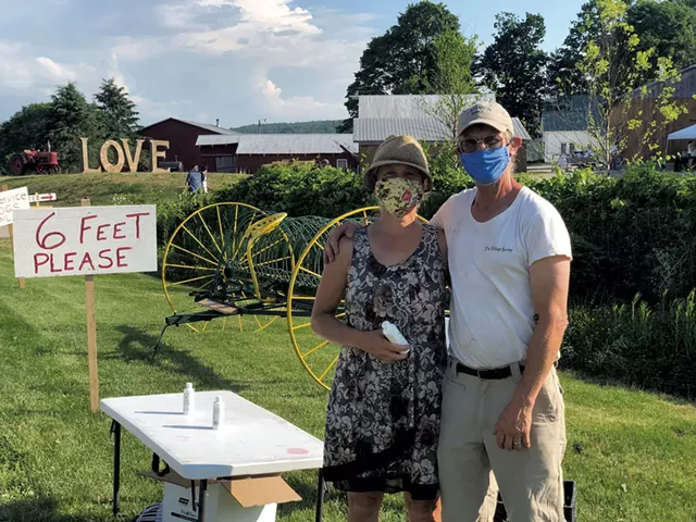 Helen Weston and Mike Isham of Isham Family Farm - JORDAN BARRY