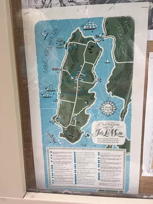 Isle La Motte map - PAULA ROUTLY