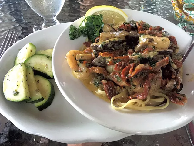 Shrimp Marco at Ruthcliffe Lodge & Restaurant - PAULA ROUTLY