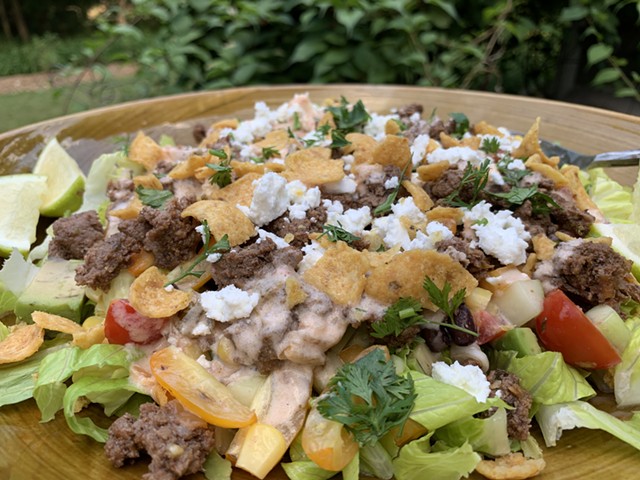 Chopped taco salad - MELISSA PASANEN ©️ SEVEN DAYS