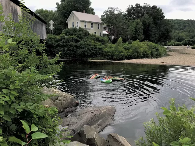 Tubing on the Mad River - SALLY POLLAK